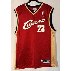 Reebok Cleveland Cavaliers LeBron James #23 NBA Jersey Large